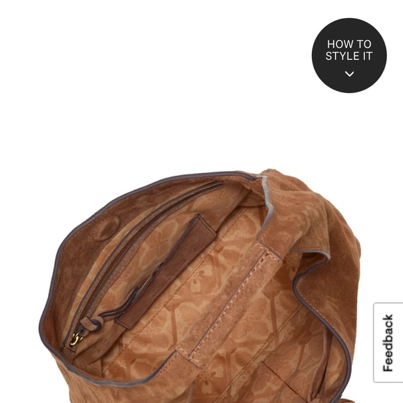 Lucky Brand Clem Mini Suede Hobo - Picture 3 of 6